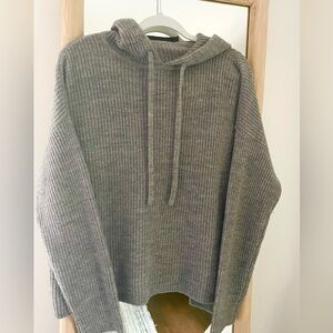 Jenni Kayne Fisherman Hoodie Alpaca Size Small
